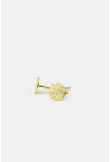 Studio MHL Oorbel MHL - Small Foil Disc, Ø 6mm - Goud - Verguld 18K