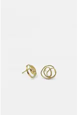Studio MHL Oorbel MHL - Soft Scribble - Goud (Verguld 18K)