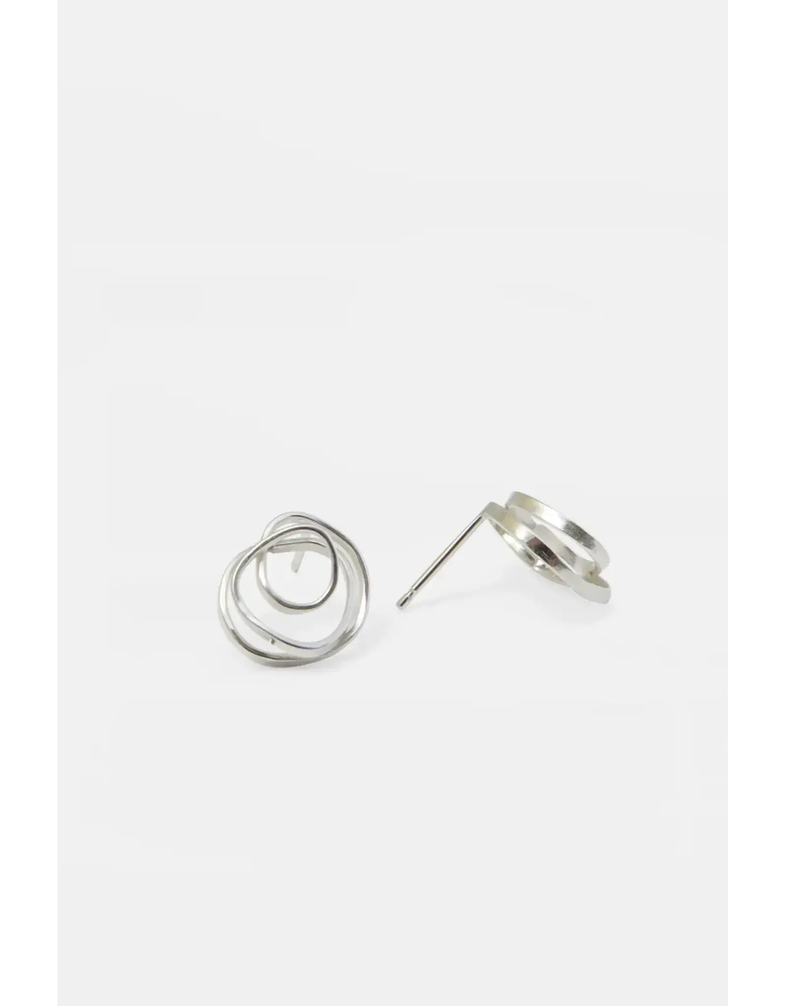 Studio MHL Oorbel MHL - Soft Scribble - Zilver 925