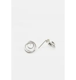 Studio MHL Oorbel MHL - Soft Scribble - Zilver 925