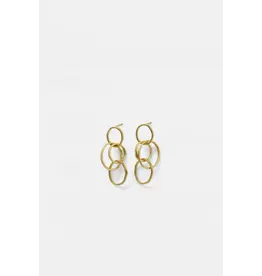 Studio MHL Oorbel MHL - A little quartet - Goud (Verguld 18K)