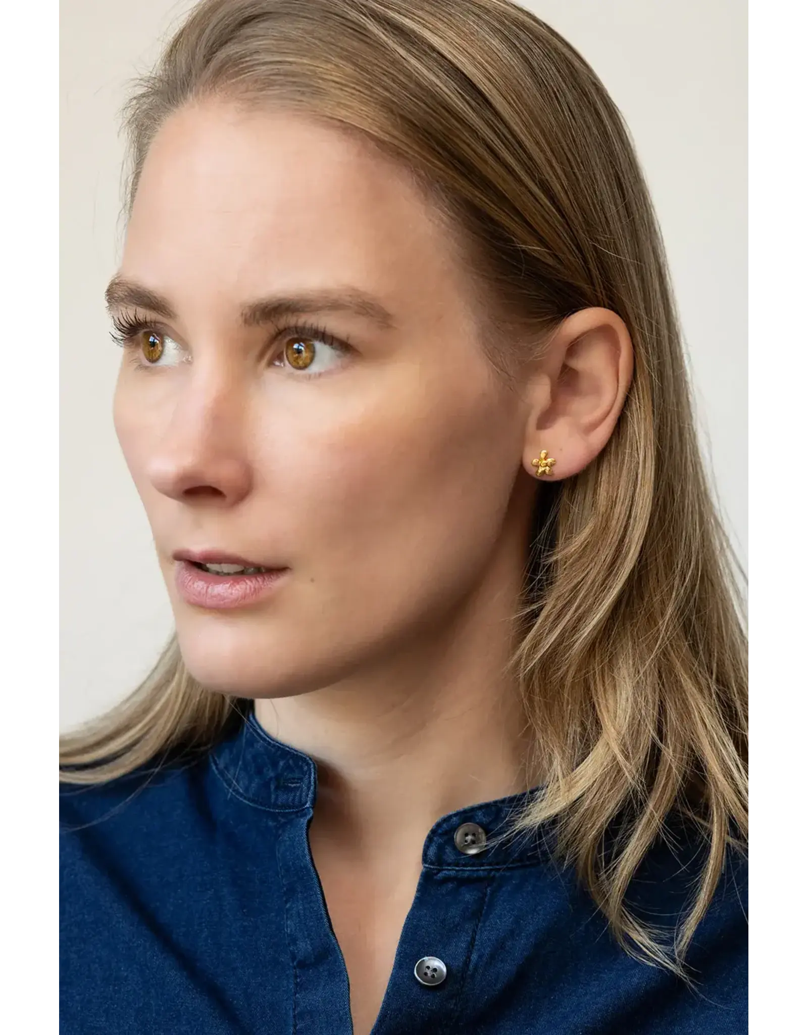 Studio MHL Oorbel MHL - Petite Jasmin - Goud (Verguld 18K)