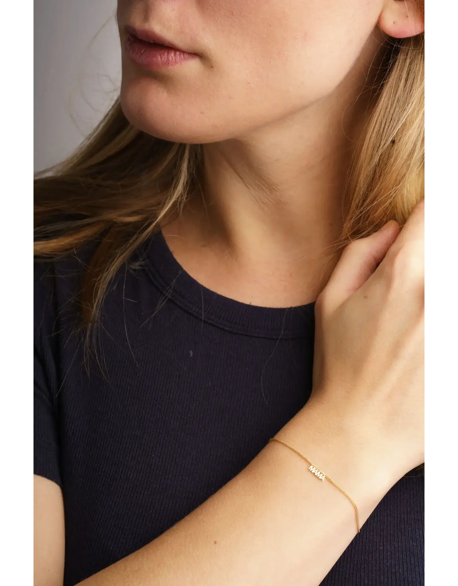 Studio MHL Armband MHL - Mama - Goud (Verguld 18K)