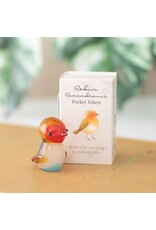 Don Estilo Doosje met Glazen Roodborstje - 6x3x4cm