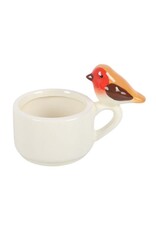 Don Estilo Theelichtje met Roodborstje - 6x9x5,5cm
