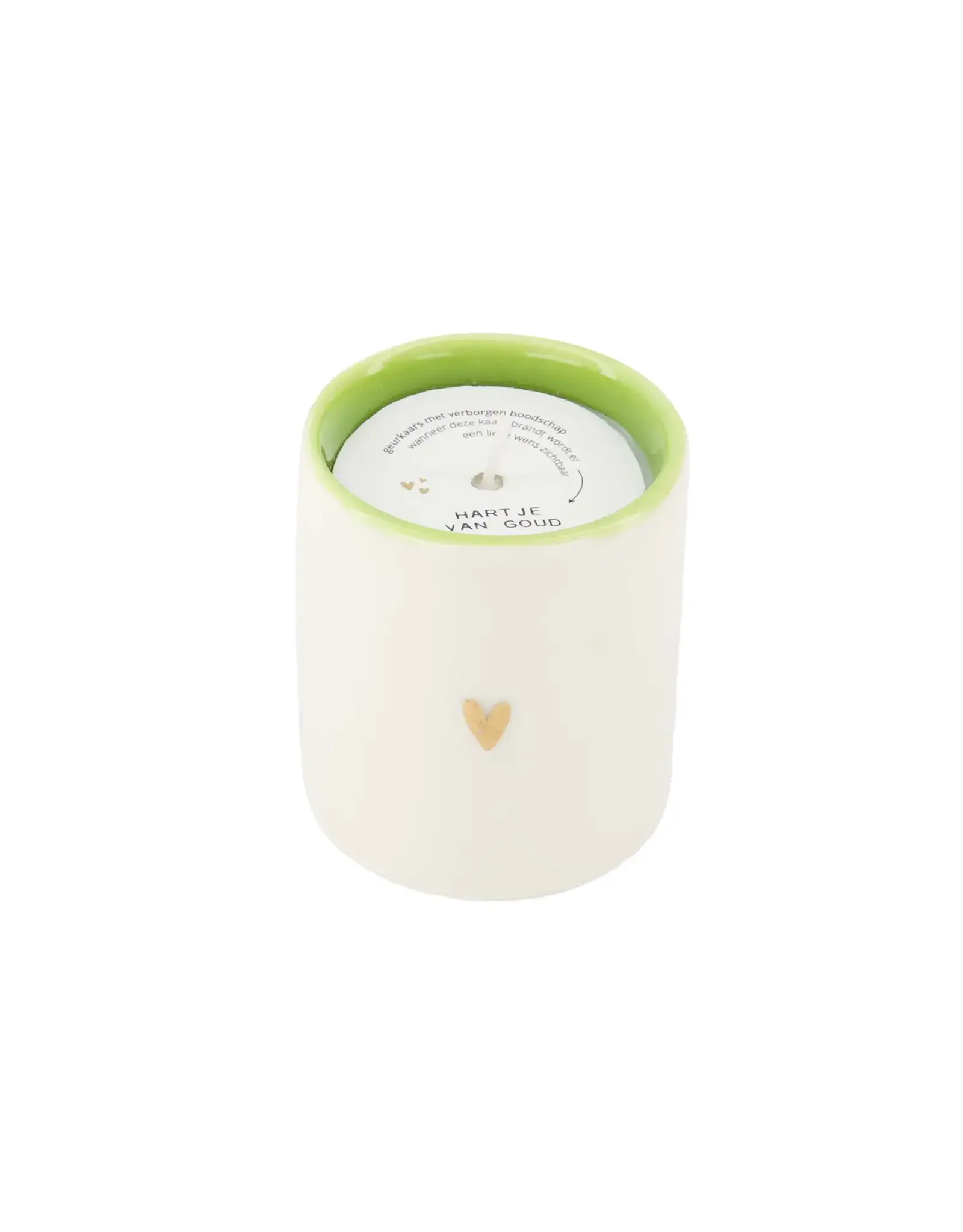 Zusss Geurkaars, Hartje van goud - 6x7cm