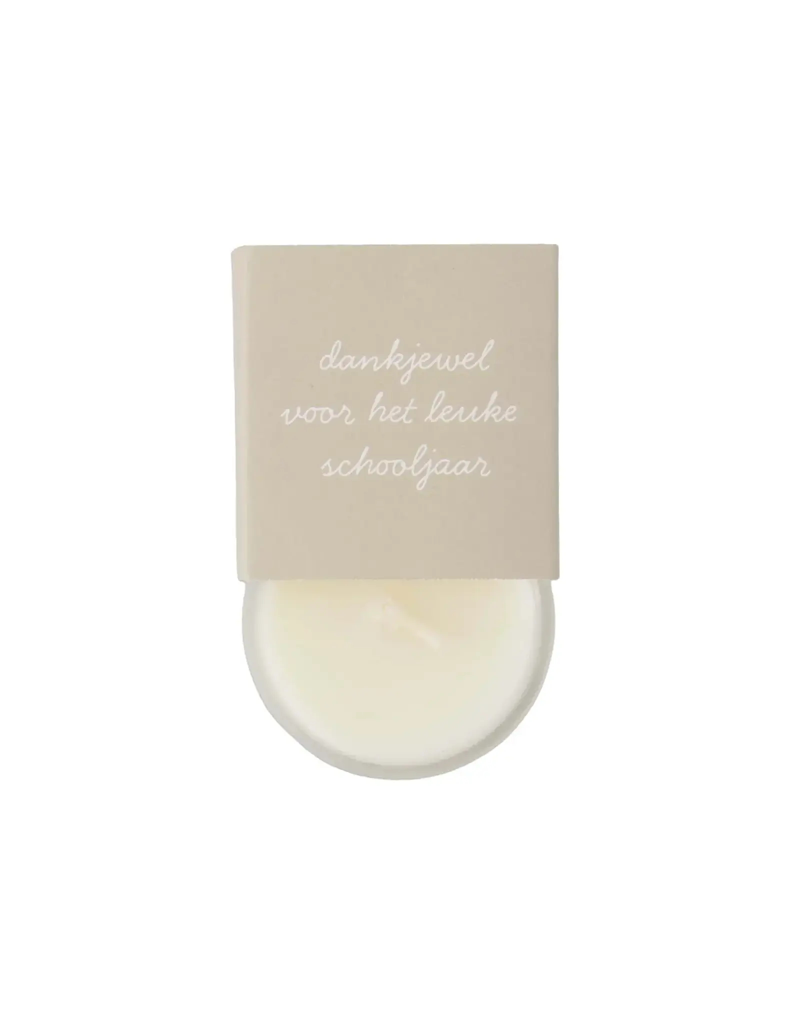 Zusss Geurkaarsje in Wikkel, Schooljaar - 4,5x4,5cm