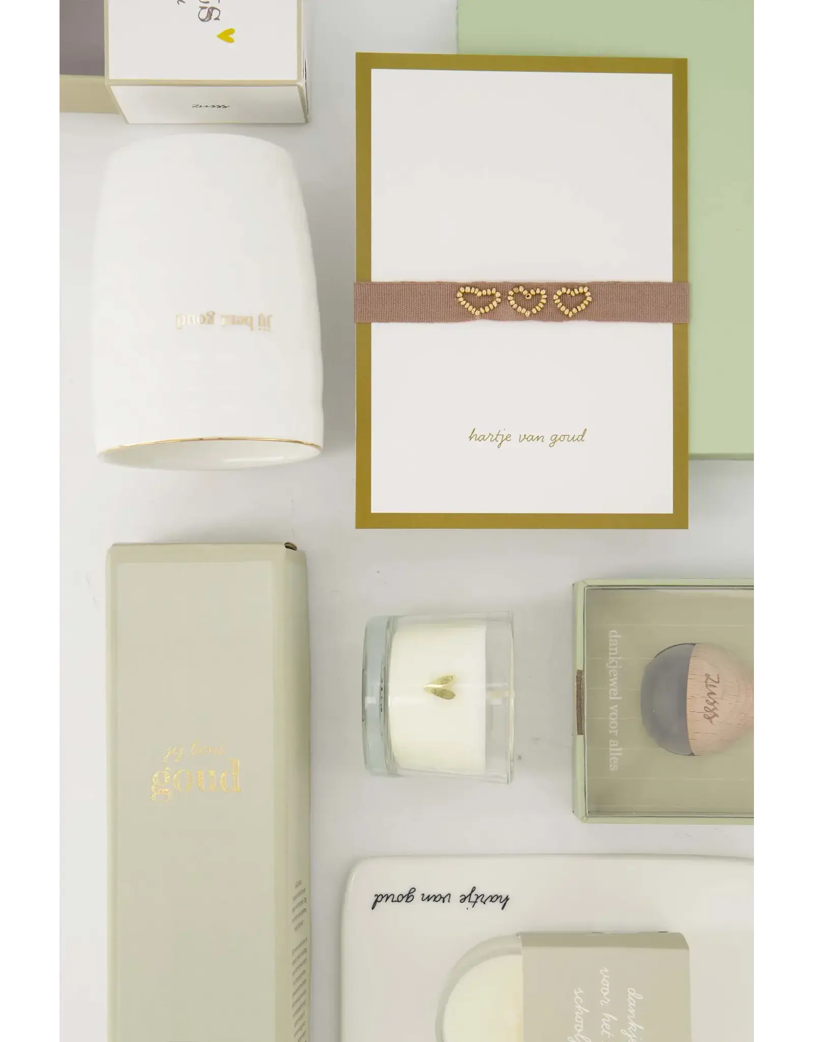 Zusss Geurkaarsje in Wikkel, Schooljaar - 4,5x4,5cm