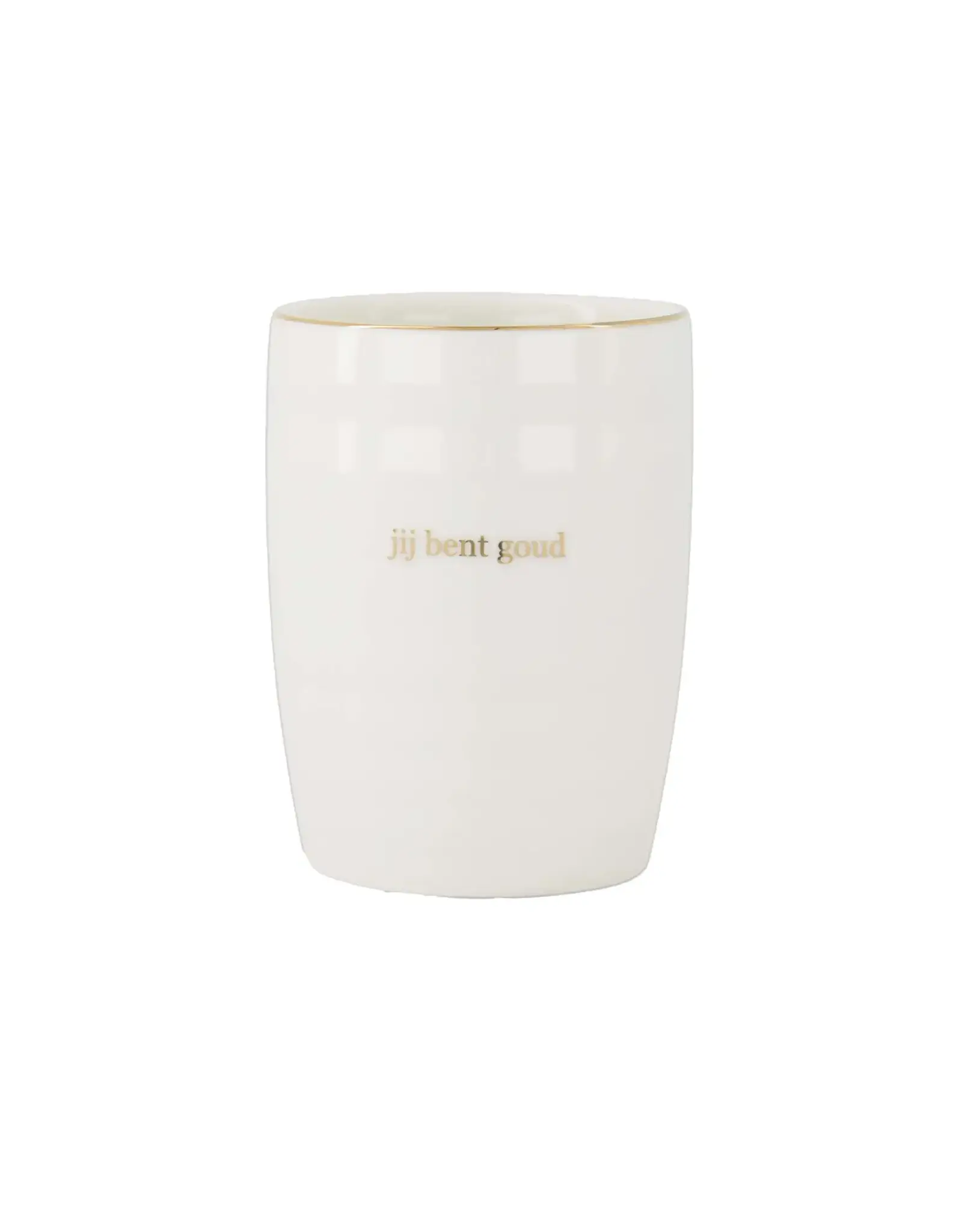 Zusss Koffiemok - Jij bent goud - Ø 7,2x9,5cm