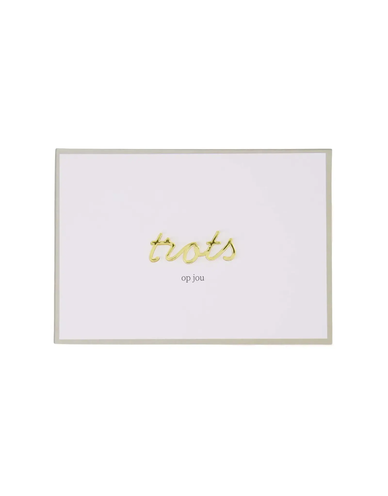 Zusss Wenskaart - Trots op jou - Postkaart + Envelop