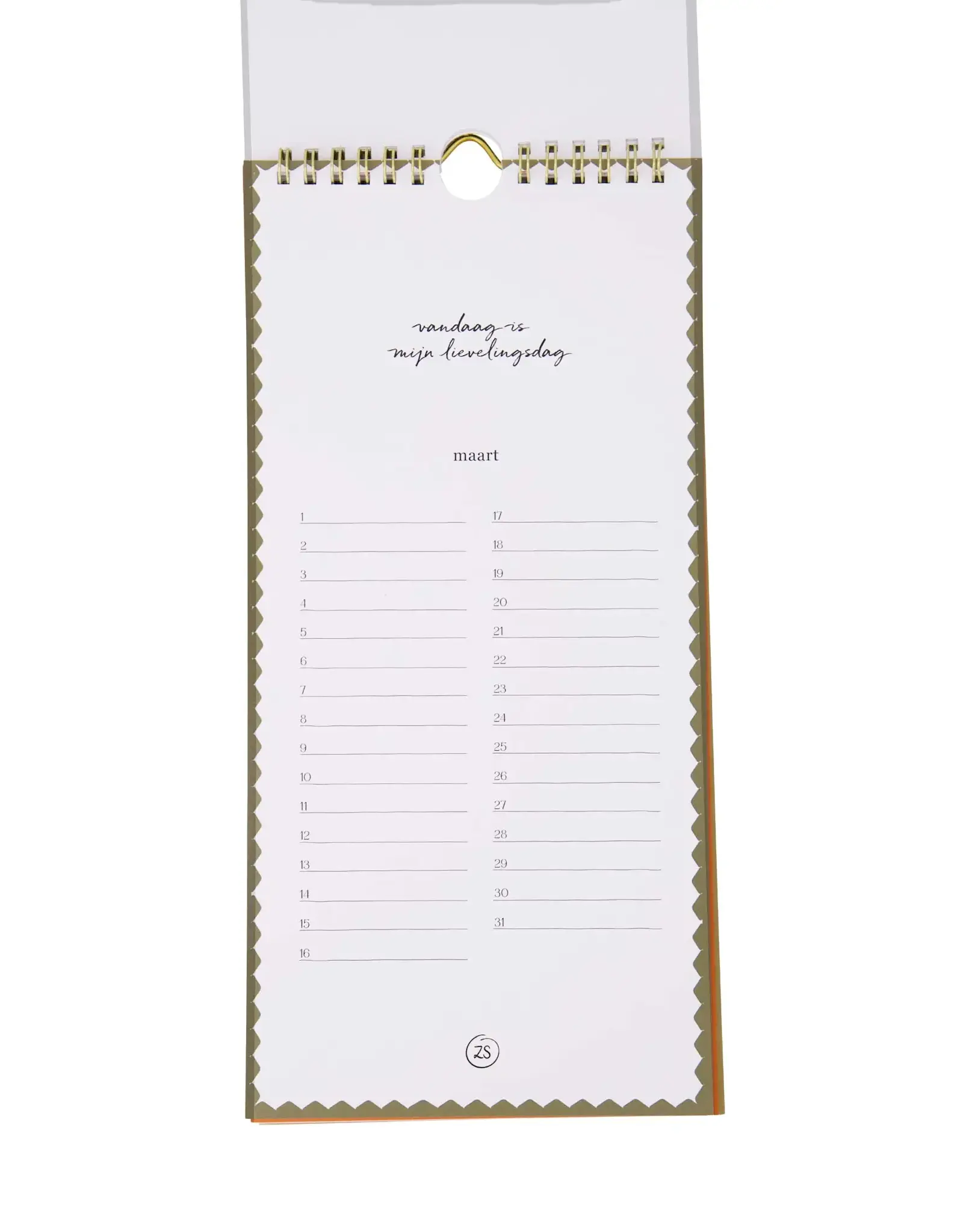 Zusss Verjaardagskalender, Lievelingsdag