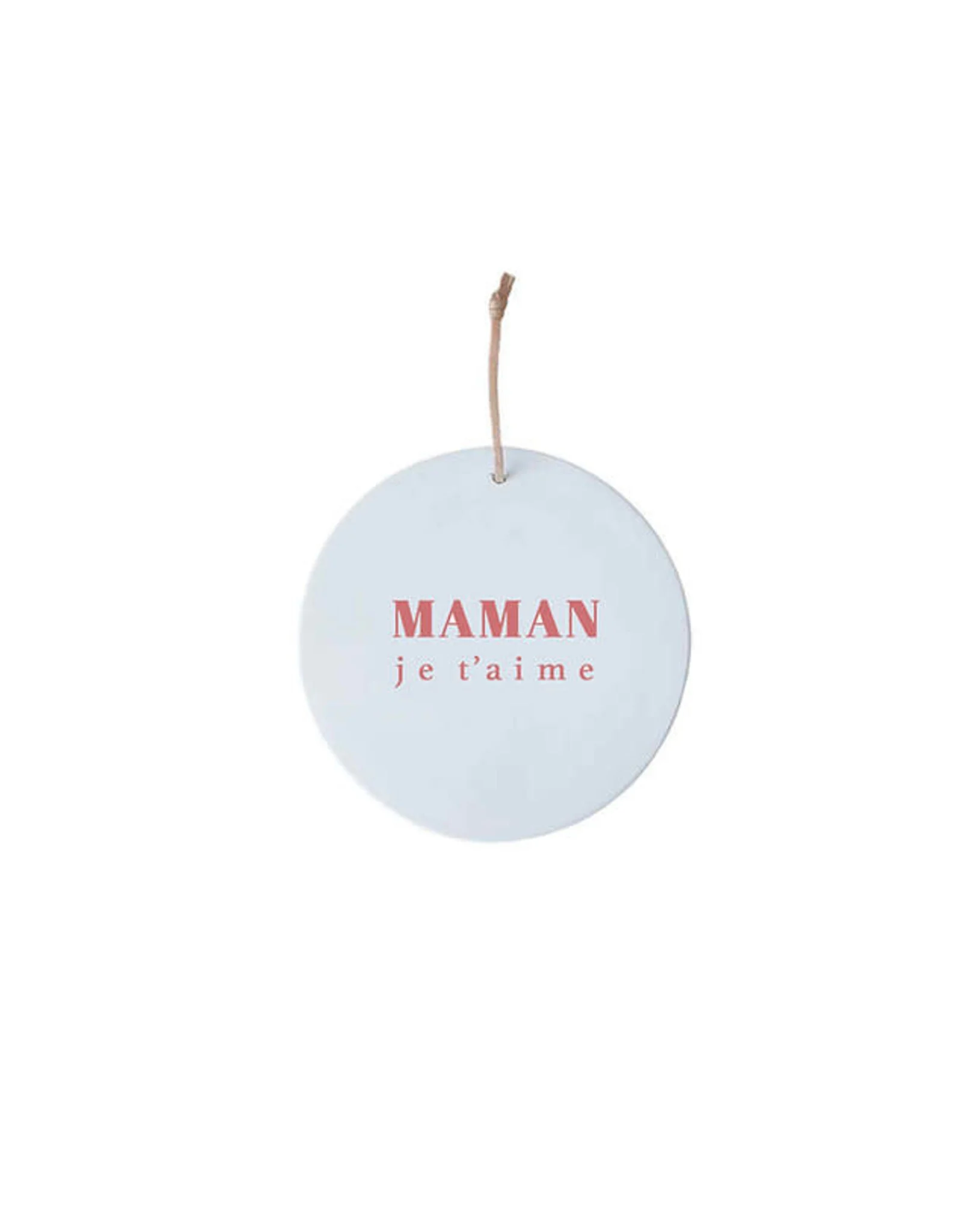 Medaillon Maman je t'aime Poussière des rues — Frans decoratief cadeau mama