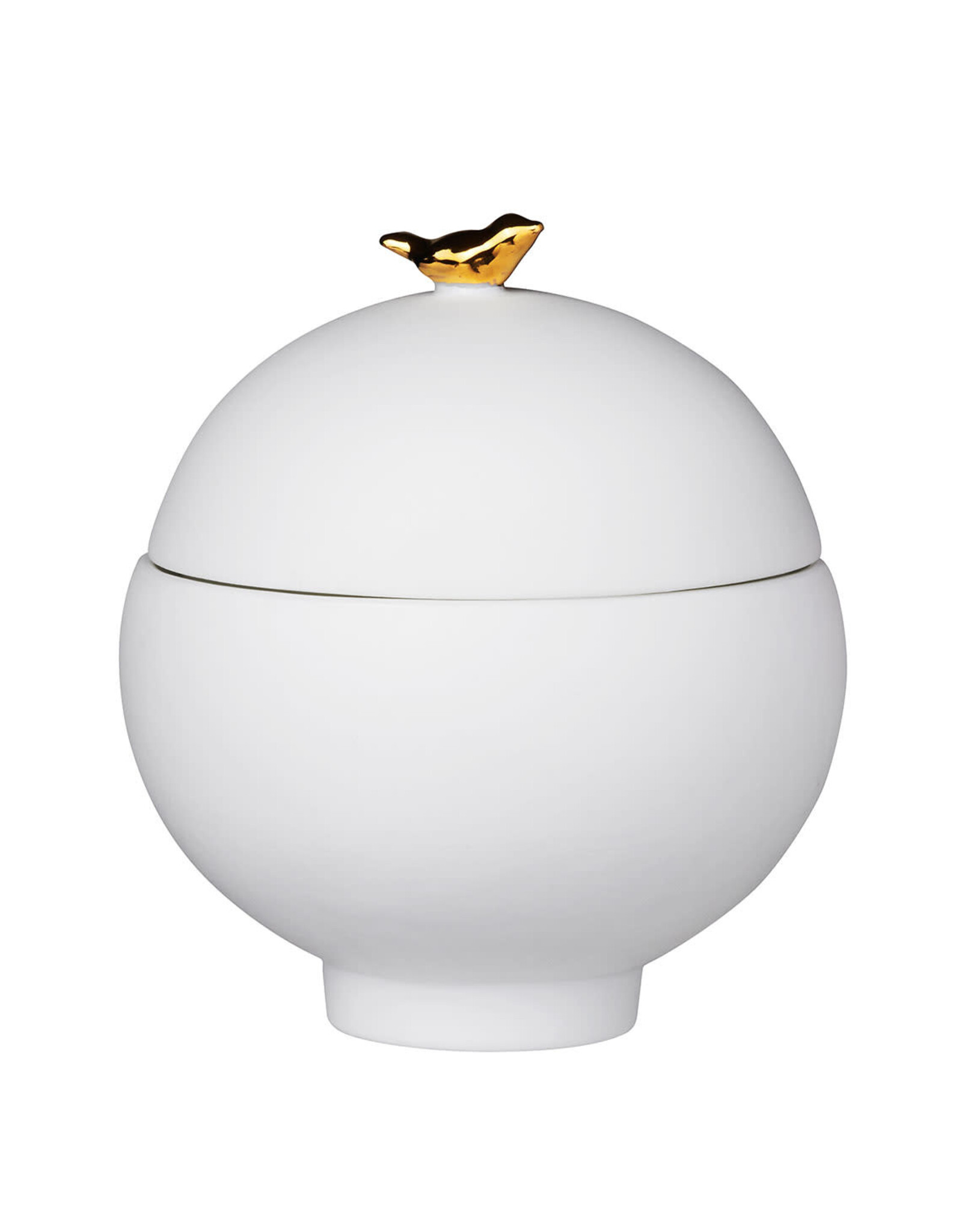 Raeder Pot met Deksel, Gouden Vogel -  Ø 7cm x H 8,1cm
