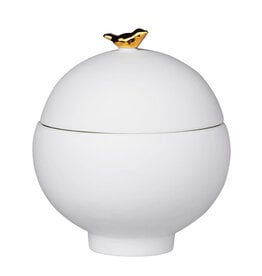 Raeder Pot met Deksel, Gouden Vogel -  Ø 7cm x H 8,1cm