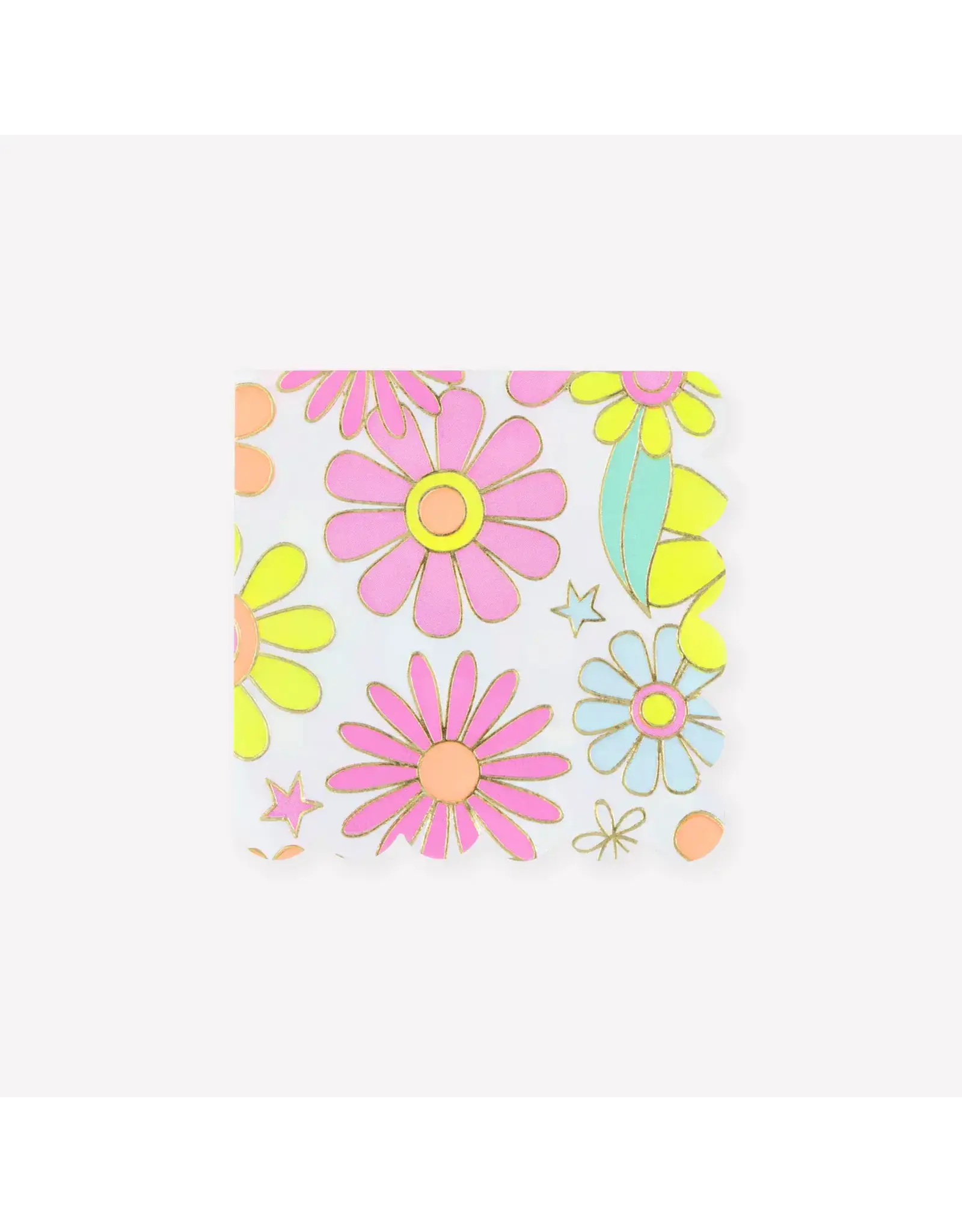 Meri Meri Servetten S - Flower Power - 16st