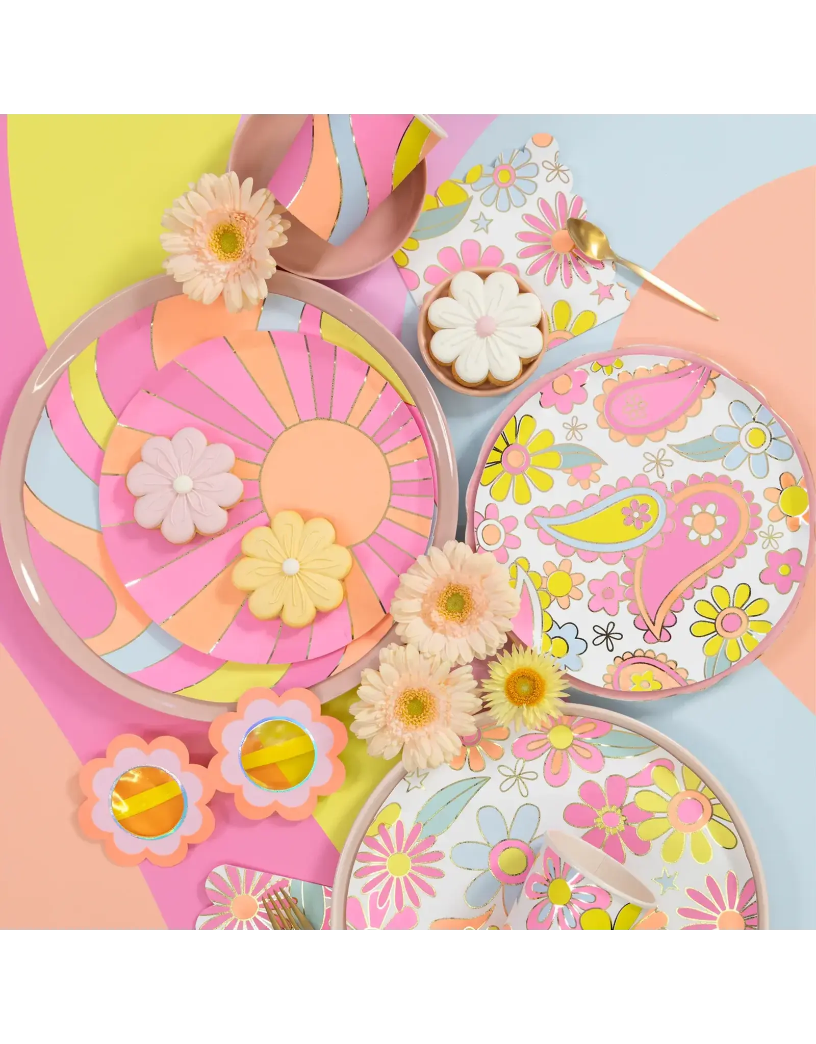 Meri Meri Servetten S - Flower Power - 16st