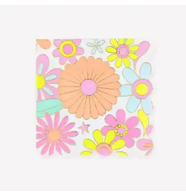 Meri Meri Servetten L - Flower Power - 16st