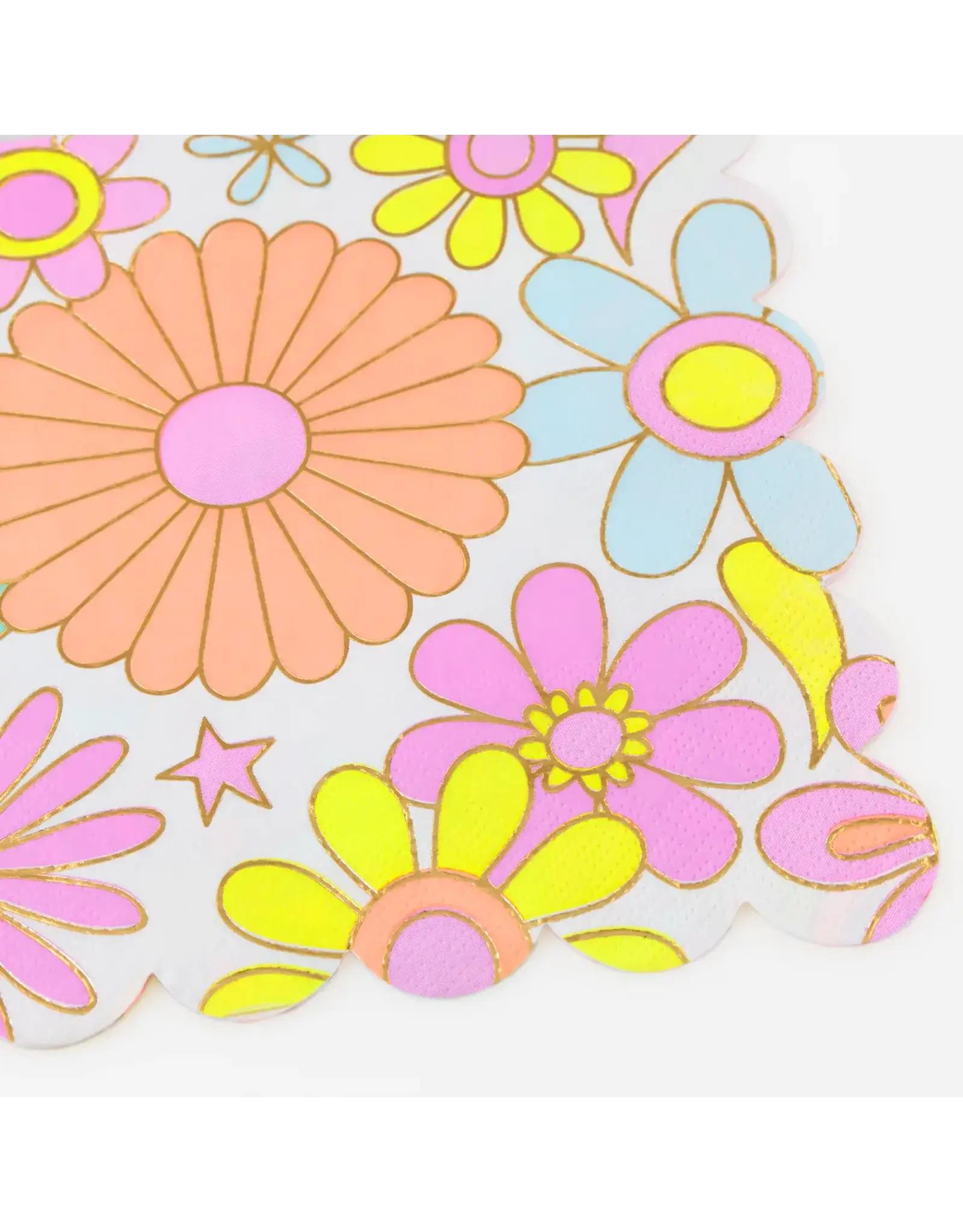 Meri Meri Servetten L - Flower Power - 16st