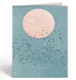East End Wenskaart - Fly Away - Dubbele kaart + Envelop