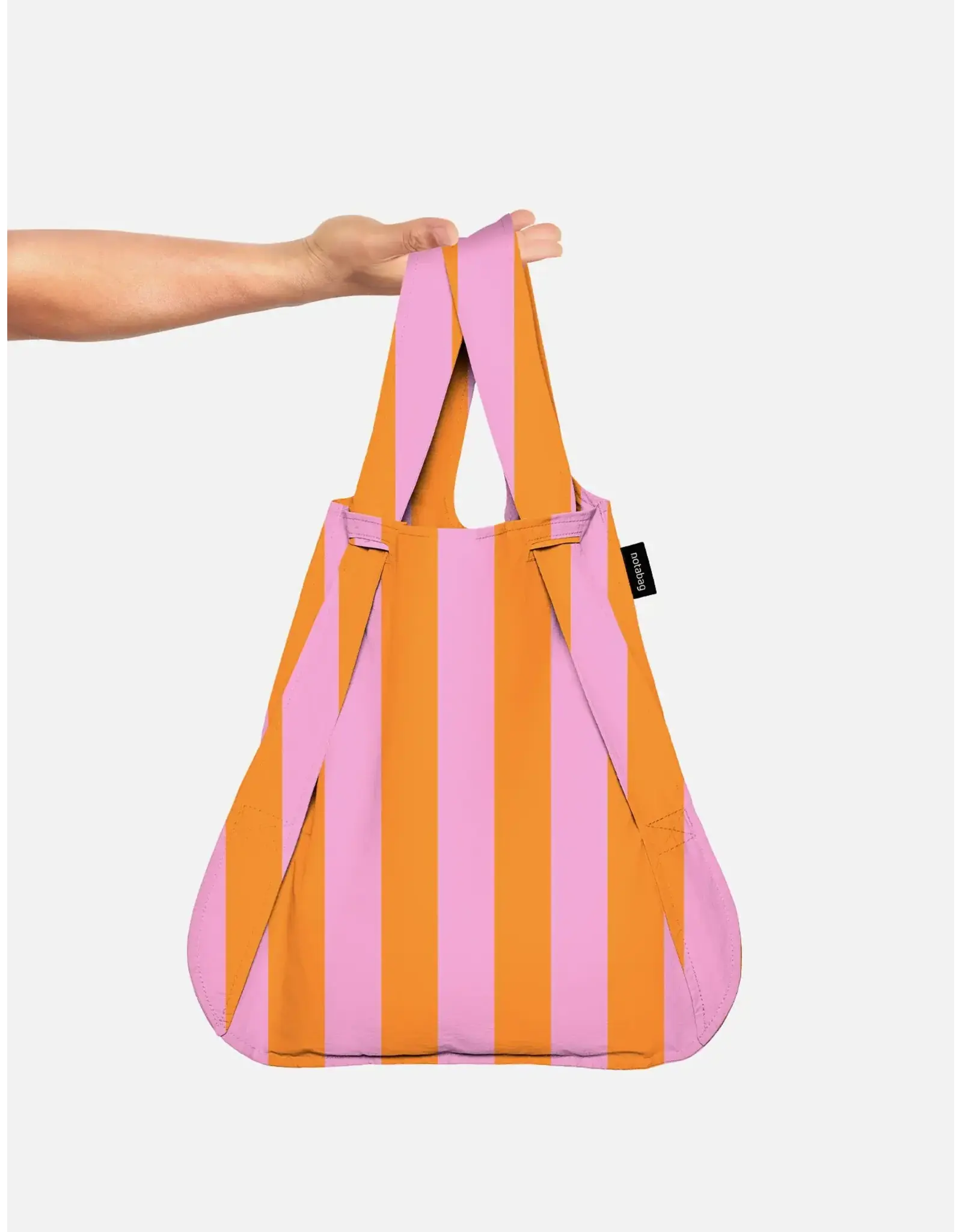 Notabag Notabag Original - Orange/Pink Stripes