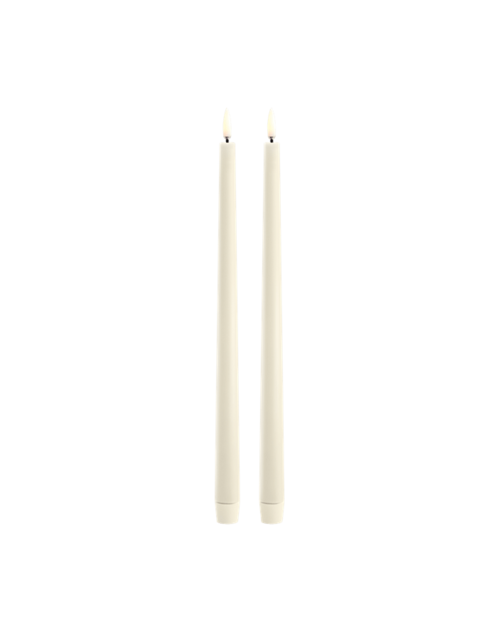 Uyuni Led, Tafelkaarsen - Ivory - 2st - Ø2,3x32cm