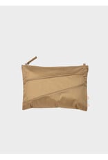 Susan Bijl Pouch M,  Mono Camel - 19 x 29cm