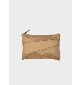 Susan Bijl Pouch M,  Mono Camel - 19 x 29cm