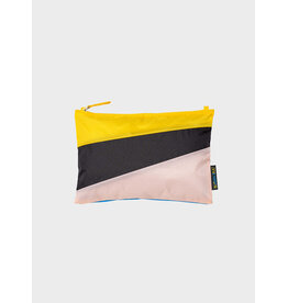 Susan Bijl Pouch M, Multi Black - 19 x 29cm