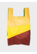Susan Bijl Shopping bag L, Multi TV Yellow - 37,5 x 69 x 34cm