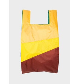 Susan Bijl Shopping bag L, Multi TV Yellow - 37,5 x 69 x 34cm