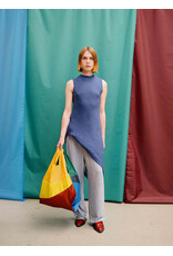 Susan Bijl Shopping bag L, Multi TV Yellow - 37,5 x 69 x 34cm