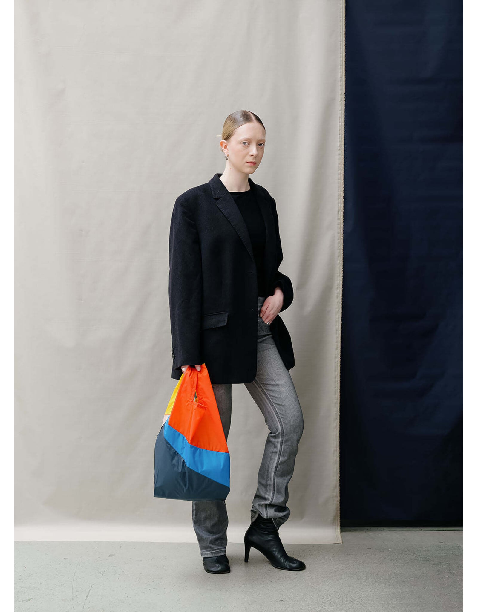 Susan Bijl Shopping bag M, Multi Tone - 27 x 55 x 18 cm