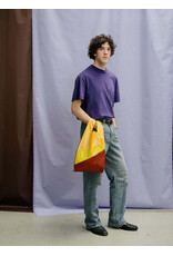 Susan Bijl Shopping bag M, Multi TV Yellow - 27 x 55 x 18 cm