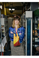 Susan Bijl Shopping bag S, Multi TV Yellow - 18 x 39 x 14,5cm