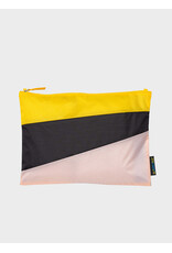 Susan Bijl Pouch L, Multi Black - 35 x 25cm