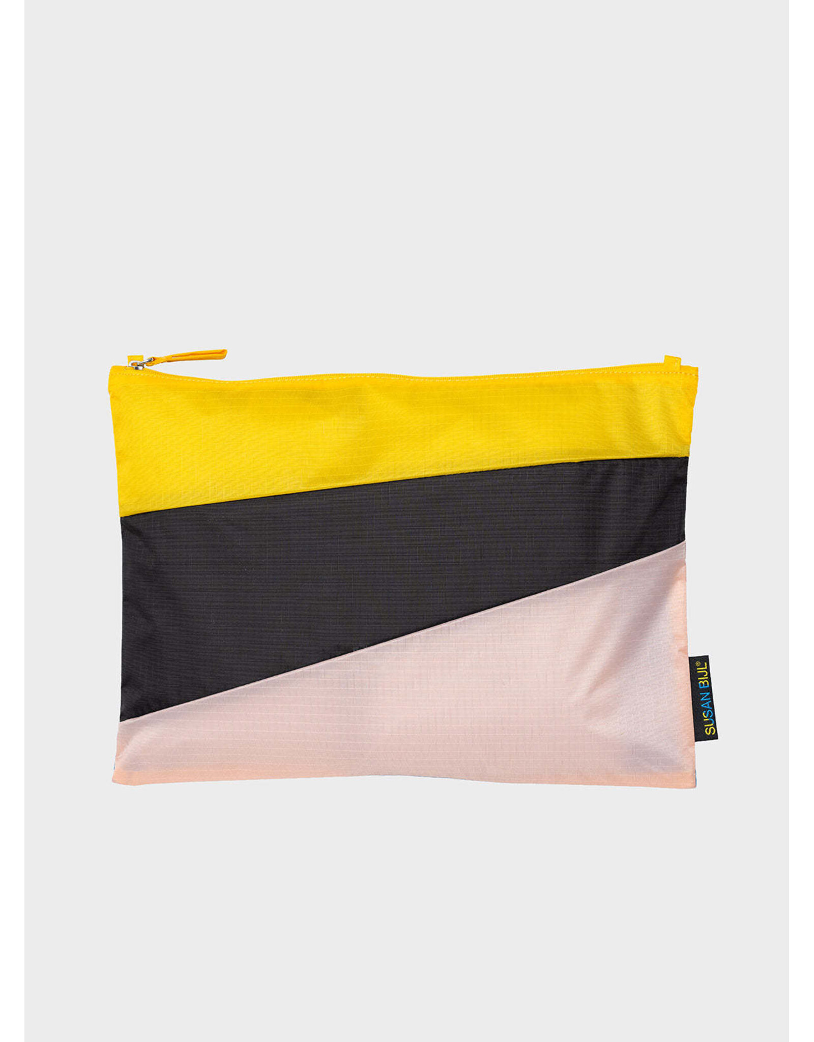 Susan Bijl Pouch L, Multi Black - 35 x 25cm