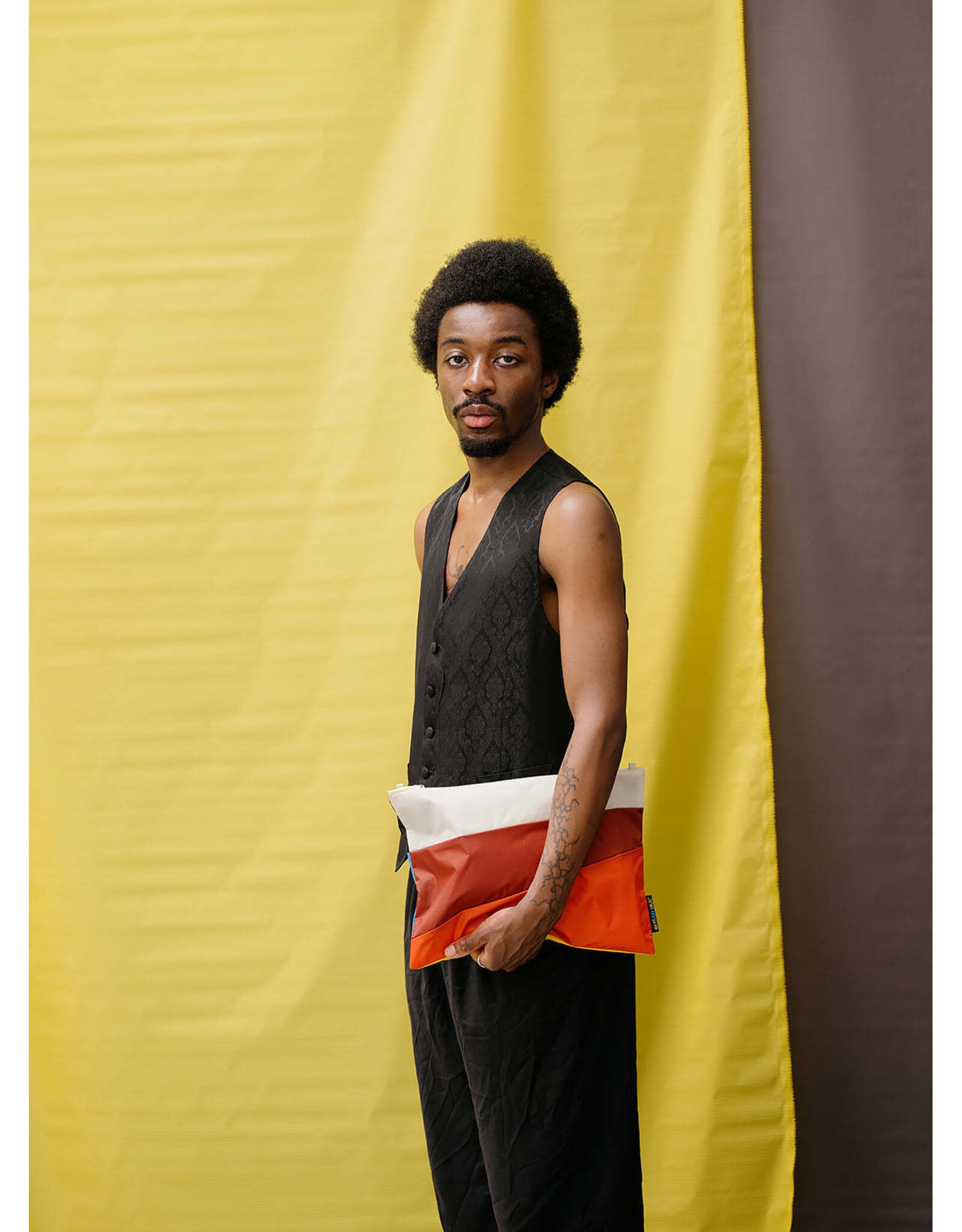 Susan Bijl Pouch L, Multi Oxyde - 35 x 25cm