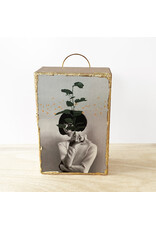Studio The Cube Studio The Cube - Woman with plant - 6x9x3 cm
