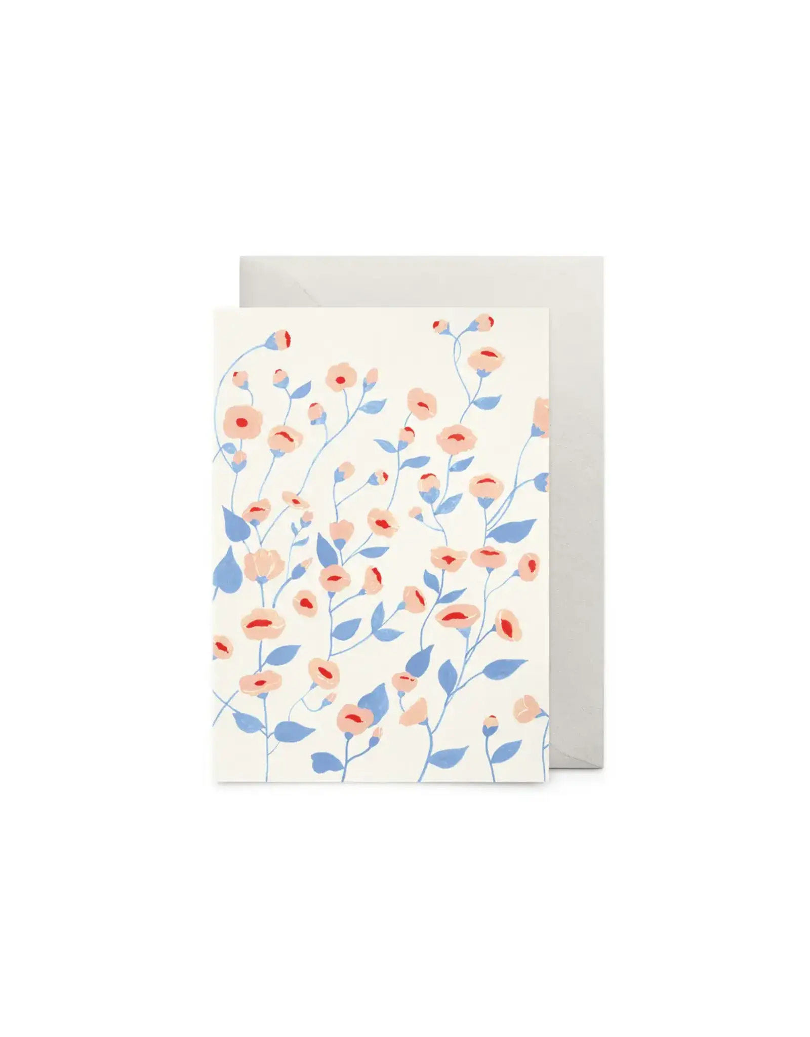 Petit Gramme Wenskaart - Poppies - Dubbele kaart + Envelop