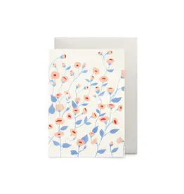 Petit Gramme Wenskaart - Poppies - Dubbele kaart + Envelop
