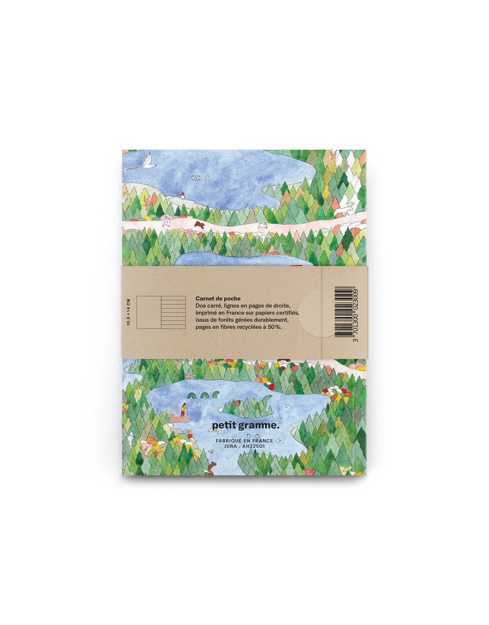 Petit Gramme Notitieboekje A6 - Jura - 10,5 x 14 cm - 64 pagina's