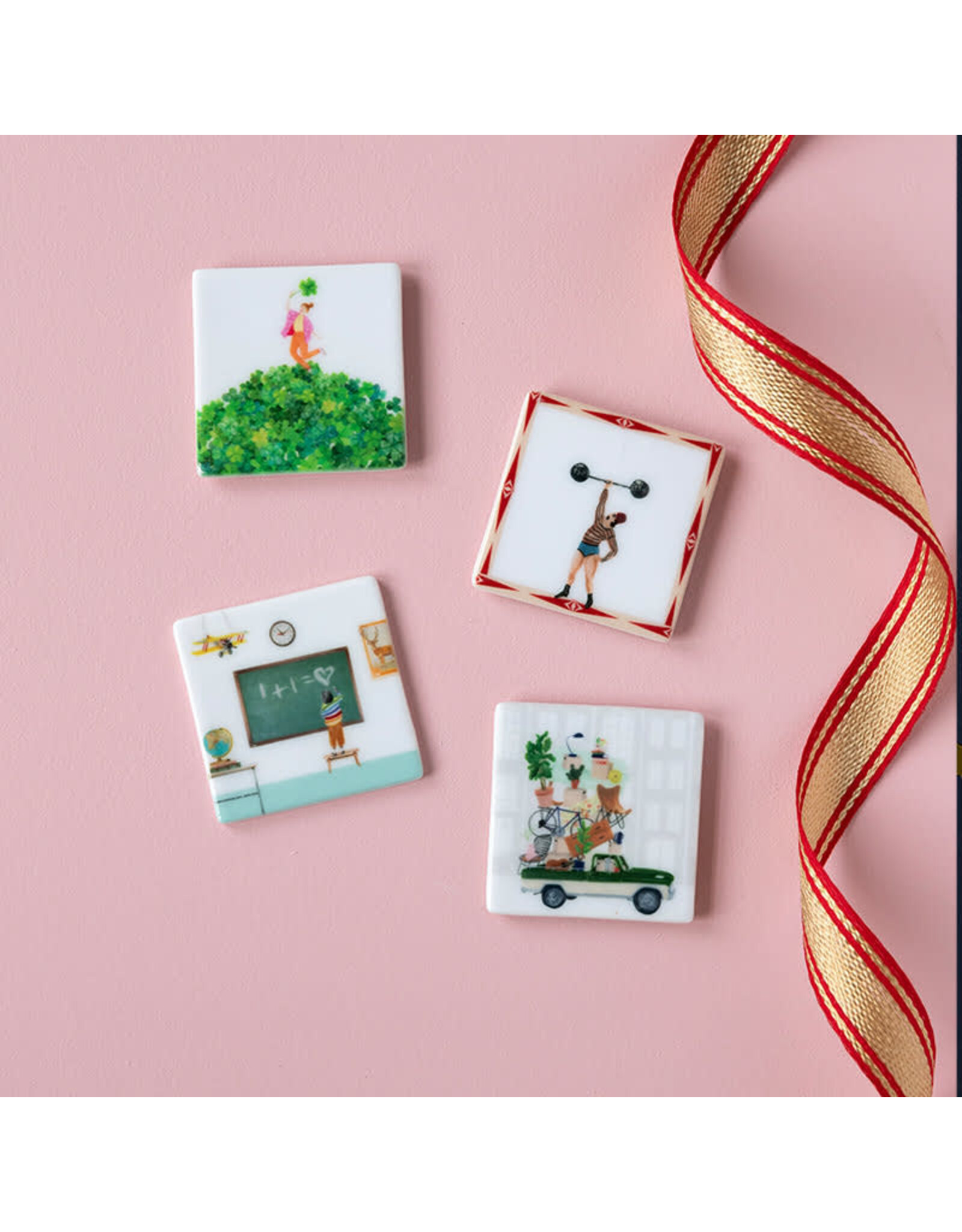 Storytiles Mini Tegel / Magneet - Geleerd van jou - 6 x 6 cm