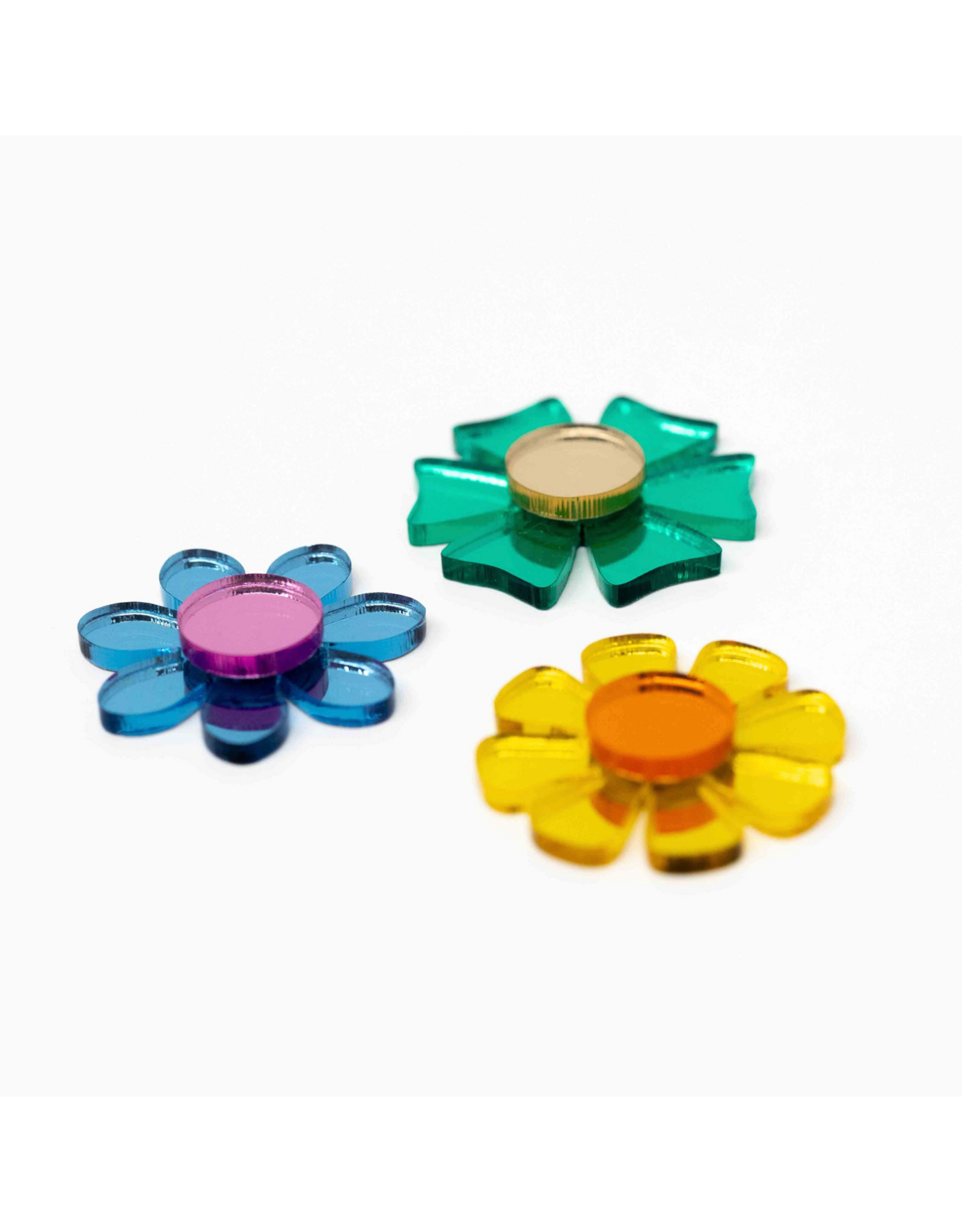 Mo Man Tai Magneet, Bloom - Ø 3,5cm - Per Stuk