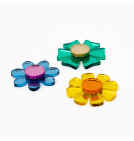 Mo Man Tai Magneet, Bloom - Ø 3,5cm - Per Stuk