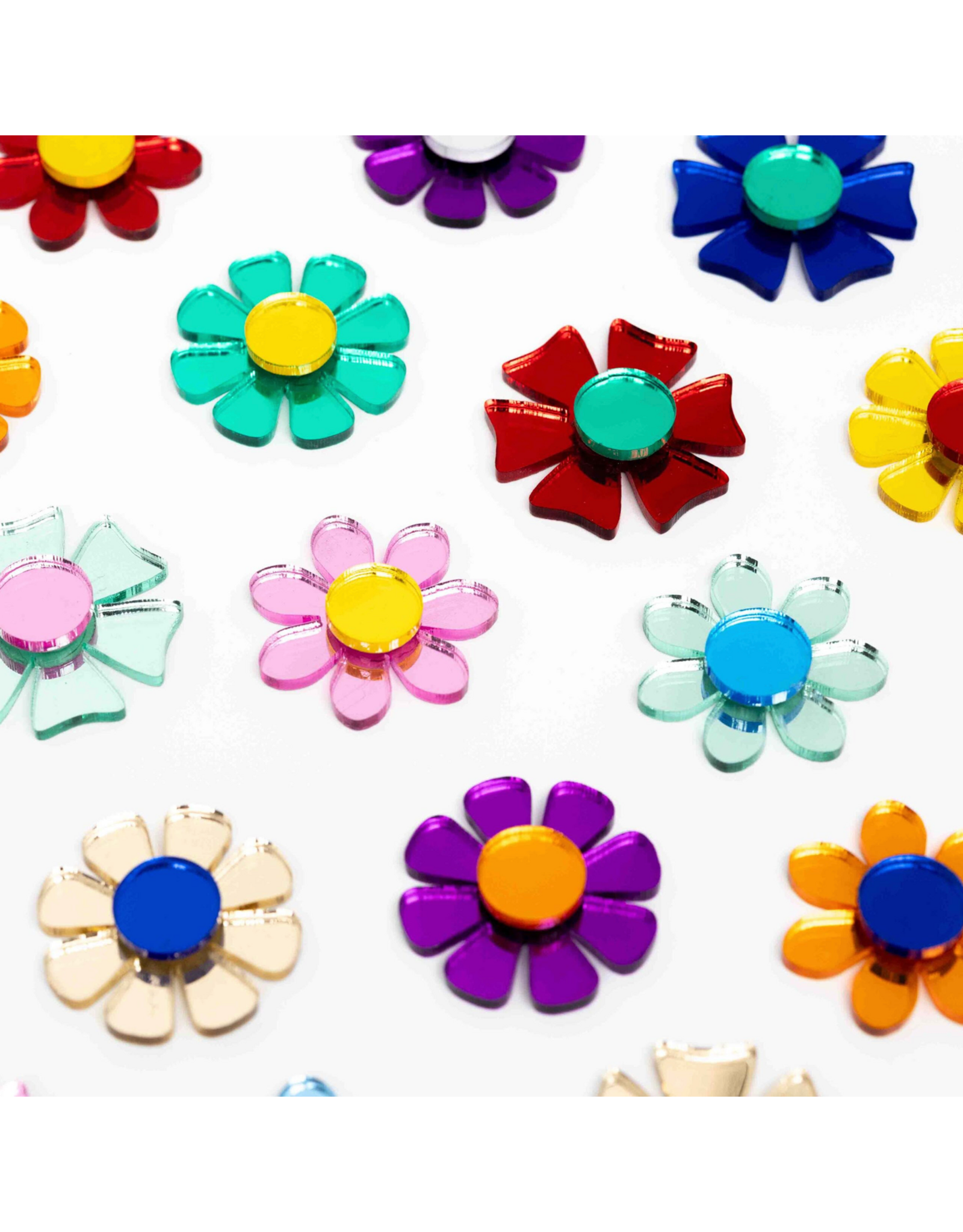Mo Man Tai Magneet, Bloom - Ø 3,5cm - Per Stuk