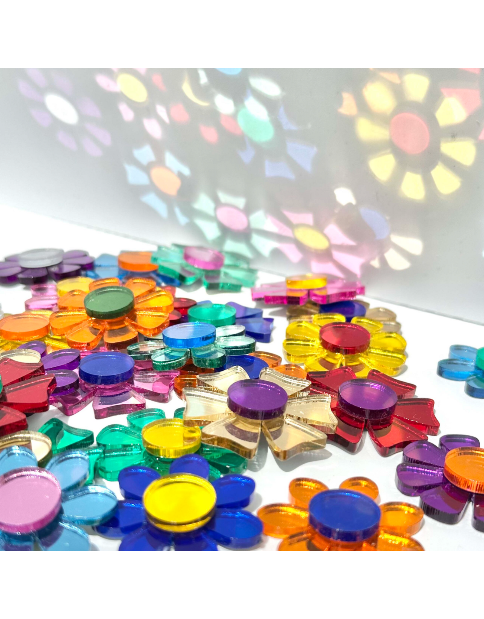 Mo Man Tai Magneet, Bloom - Ø 3,5cm - Per Stuk