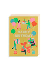 Naomi Wilkonson Wenskaart - Voorbereiding, Happy Birthday - Dubbele kaart + Envelop