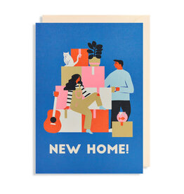 Naomi Wilkonson Wenskaart - New Home - Dubbele kaart + Envelop