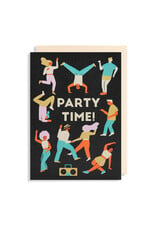 Naomi Wilkonson Wenskaart - Breakdance, Party Time - Dubbele kaart + Envelop