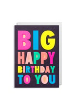 Postco Wenskaart - Big Happy Birthday to You - Dubbele kaart + Envelop
